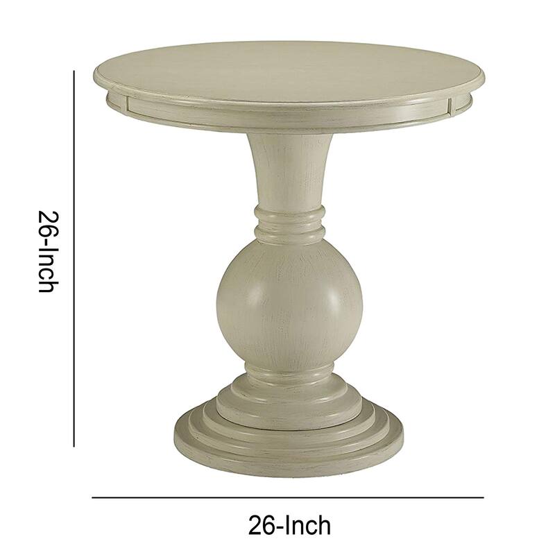 Alyx End Table, Antique White