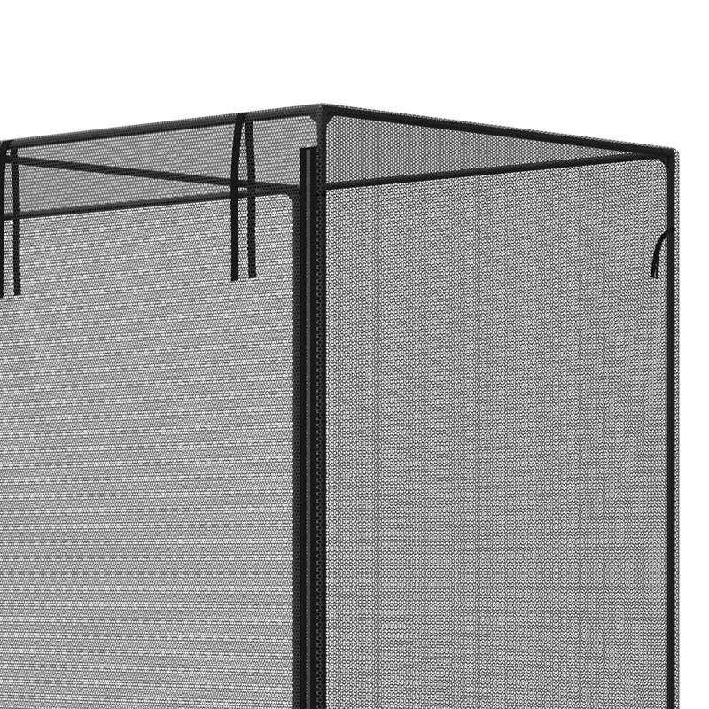 Outsunny 6 x 3ft Tall Crop Cage, Plant Protection Tent, with Two Zippered Doors, Storage Bag and 6 Ground Stakes