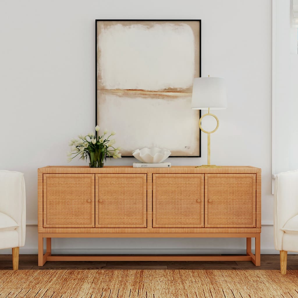 Captiva Rattan 4 Door 76" Sideboard