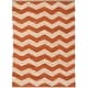 preview thumbnail 1 of 39, Hand-Woven Madeline Natural Jute Chevron Rug - 2' x 3' Rust/Ivory