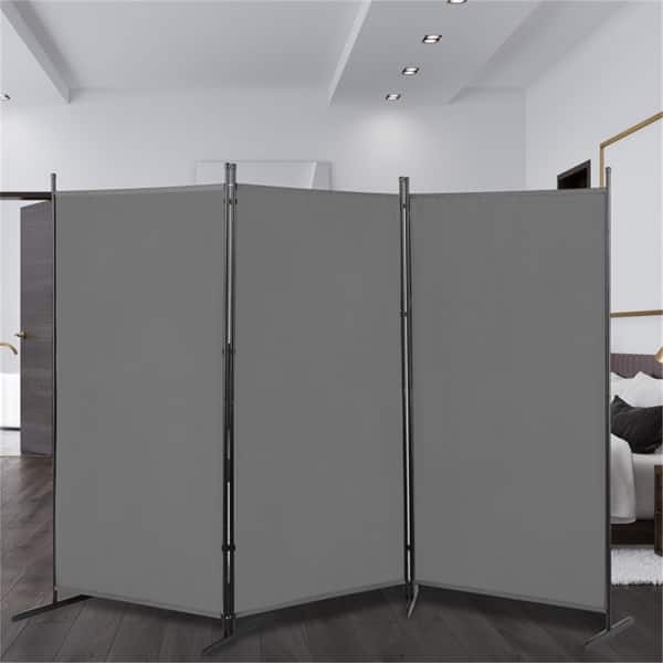 6FT Trifold Polyester Cloth Plastic Foot Carbon Steel Frame Screen ...