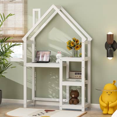 House-shaped Wooden writing Desk