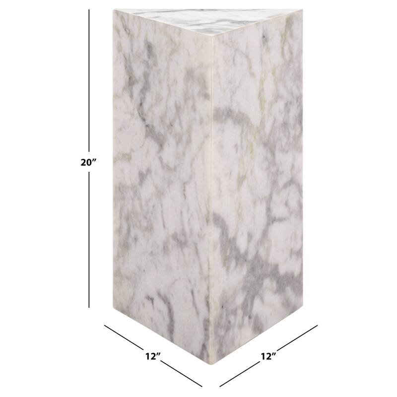 SAFAVIEH Couture Leahbryanna Triangle Drink Table - 12"W x 10"D x 20"H