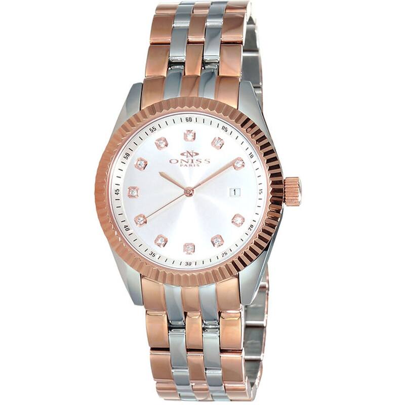 Oniss Women's Royale Silver Dial Watch - ON6669-L2TSV - 6 (36)