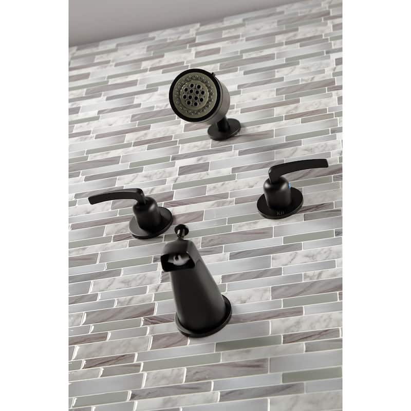 Kingston Brass Centurion Tub and Shower Trim Package with 1.8 GPM