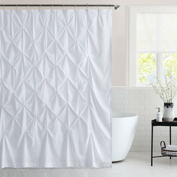White cloth shower curtain cheap