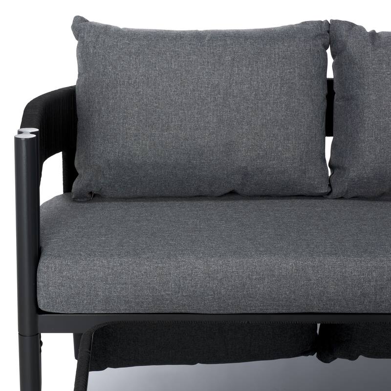 SAFAVIEH Outdoor Living Viola Corner Set. - 78"W x 28"D x 26"H