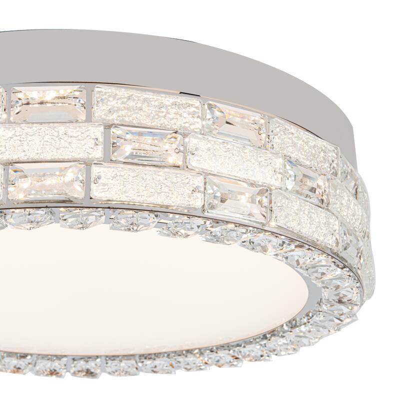 Artcraft Elegance Integrated LED Flush Mount - Chrome Finish