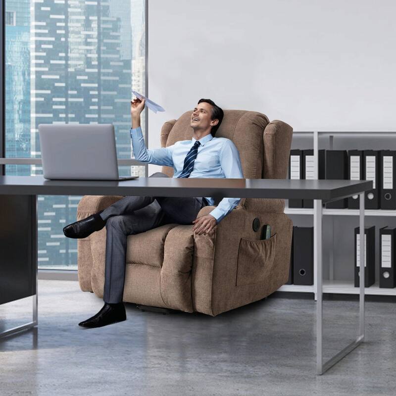 Power Lift Recliner Chair for Elderly with Heat, Massage, and USB Port