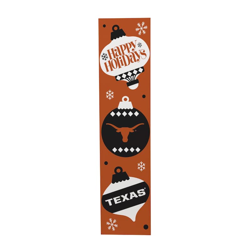 47" Double Sided Seasonal Porch Leaner, University of Texas - 47" x 11.25"