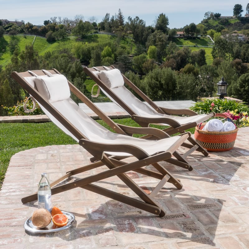 Modern Outdoor Patio Lounge Chair 2 Set, High Comfort for Patios, Balconies & Gardens