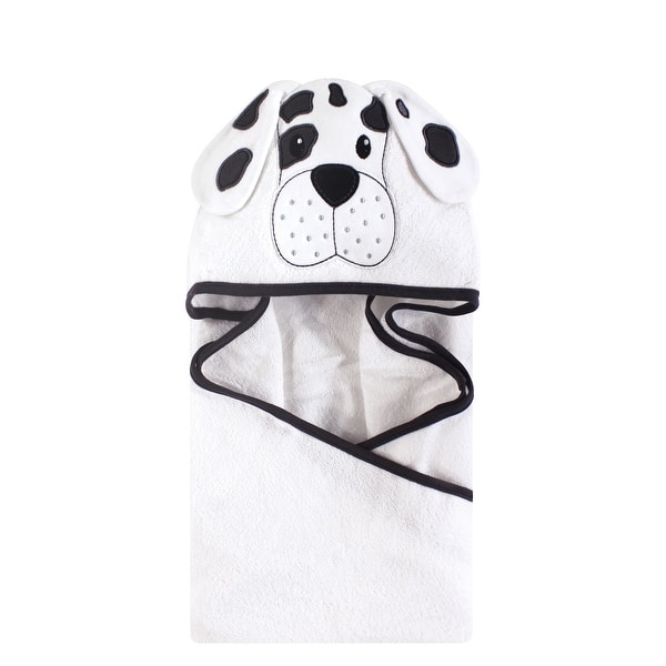 slide 1 of 1, Hudson Baby Infant Cotton Animal Face Hooded Towel, Dalmatian, One Size - Dalmatian - One Size One Size - Dalmatian