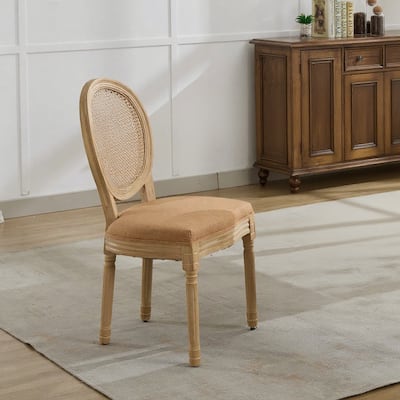 Set of 2 Antique French-Style Dining Chairs