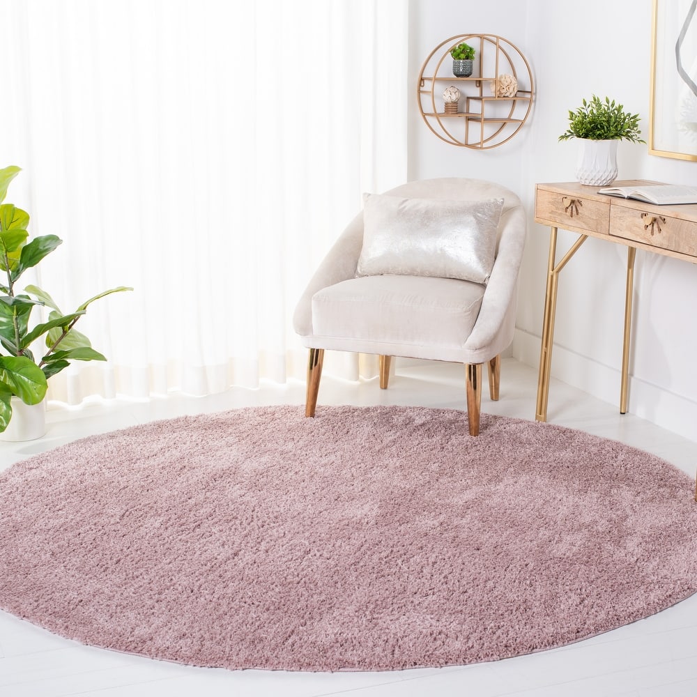 SAFAVIEH August Shag Severina Solid 1.25-inch Thick Rug