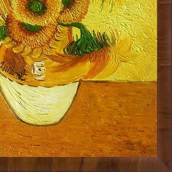 Shop Vincent Van Gogh Vase With Fifteen Sunflowers Hand Painted