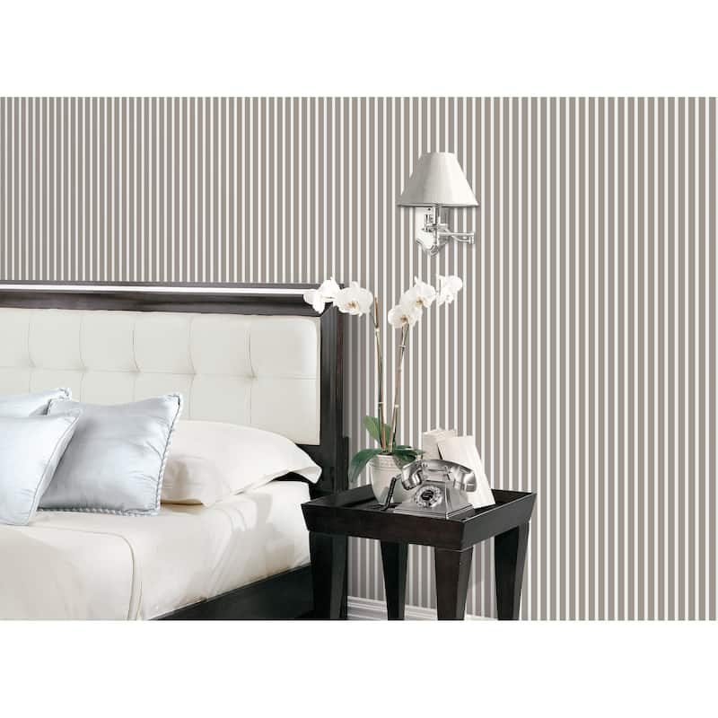 Galerie Wallcoverings Smart Stripes 2 Butcher Stripe Vinyl on Non-Woven Matte Wallpaper Roll