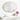 Kate and Laurel Leanna Scalloped Oval Wall Mirror