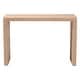 preview thumbnail 3 of 6, Colandra Modern Bohemian Natural Brown Jute and Wood Console Table