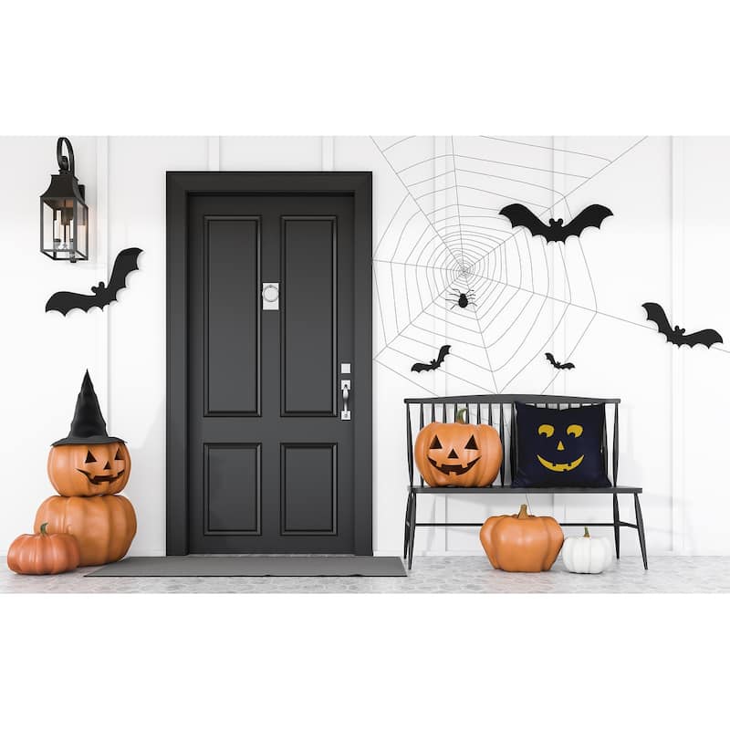 Halloween JackoLanternRight Indoor/Outdoor Throw Pillow