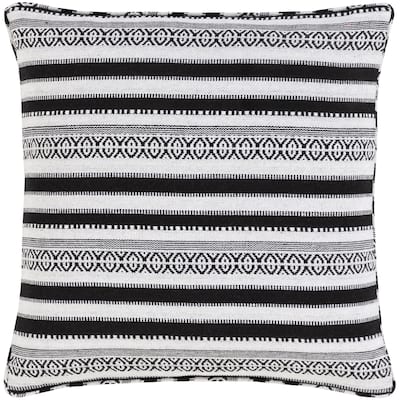 Artistic Weavers Madora Bohemian Striped Cotton Blend Throw Pillow