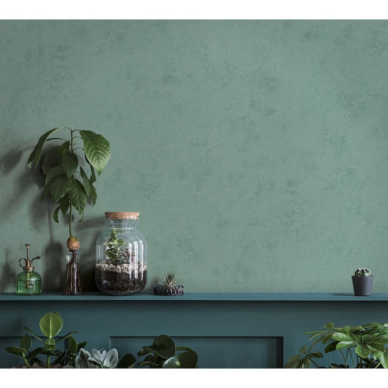 Galerie Wallcoverings Terra Collection Plaster Effect Matte Finish Clay Ink on Non-woven Wallpaper Roll