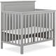 preview thumbnail 1 of 5, Dream On Me Ava 4-in-1 Convertible Mini Crib Grey