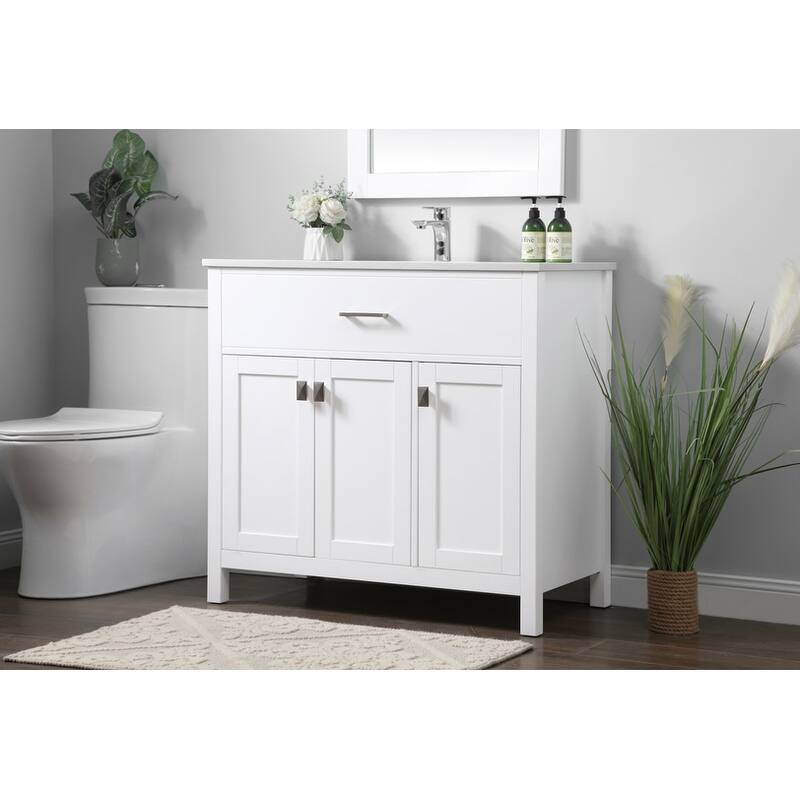 Elegant Lighting VF28836 Harrison 36" Free Standing Single Basin