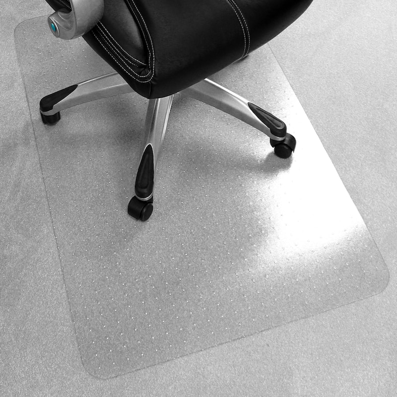 Ecotex BioPVC Chair Mat for Low Pile Carpets up to 1/4" Thick - 46" x 60"