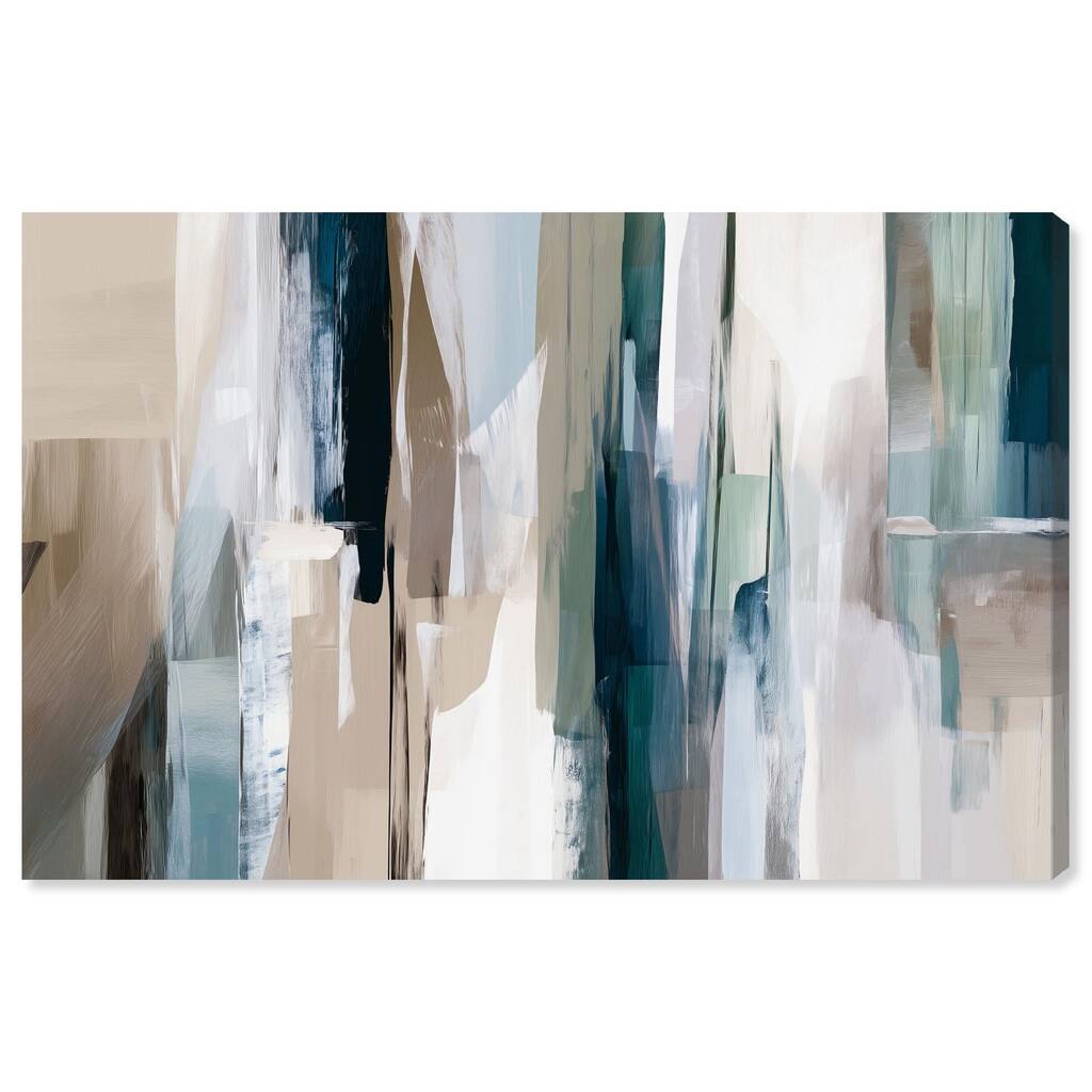 Color Columns Canvas by Art Remedy, Gallery Wrapped