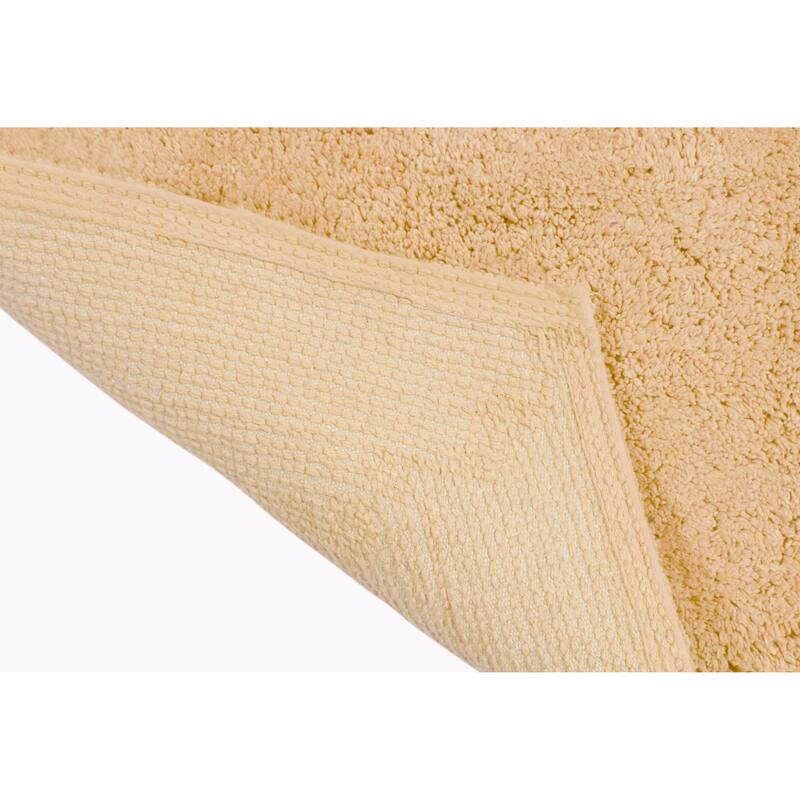 Waterford Collection 100% Cotton Non-Slip Bathroom Rug Set, Machine Washable Bath Rug, 5 Piece Bath Mat Set with Contour