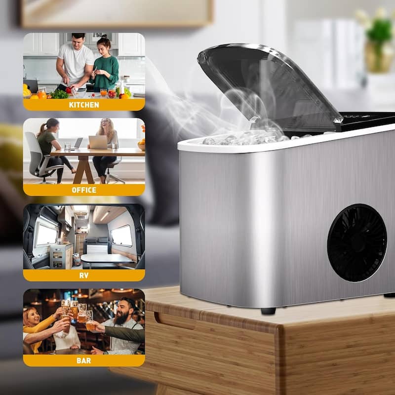 Portable Countertop Ice Maker for Home and RV