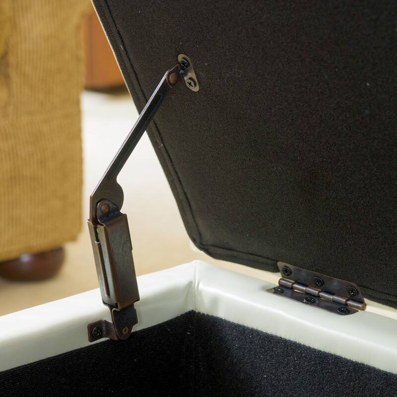 JULIANA Storage Ottoman - Upholstered Multi-Functional Home Storage Solution