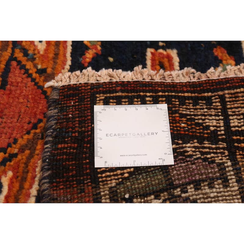 ECARPETGALLERY Hand-knotted Melis Vintage Dark Copper Wool Rug - 3'9 x 11'8