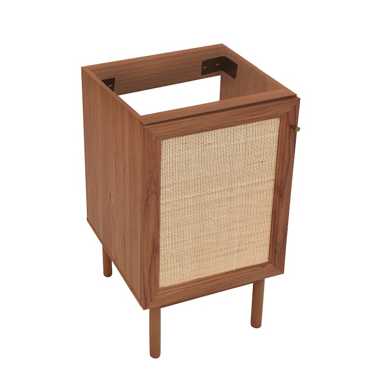 Classe 18" Bathroom Vanity In Dark Walnut Cabinet Only