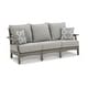 preview thumbnail 5 of 3, Signature Design by Ashley Visola Outdoor Poly All Weather Sofa with Cushion
