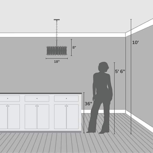 dimension image slide 0 of 2, Hunter Valdaz Brushed Luxe Gold 3 Light Pendant - Modern & Contemporary - Kitchen, Dining Room, Bedroom, Office