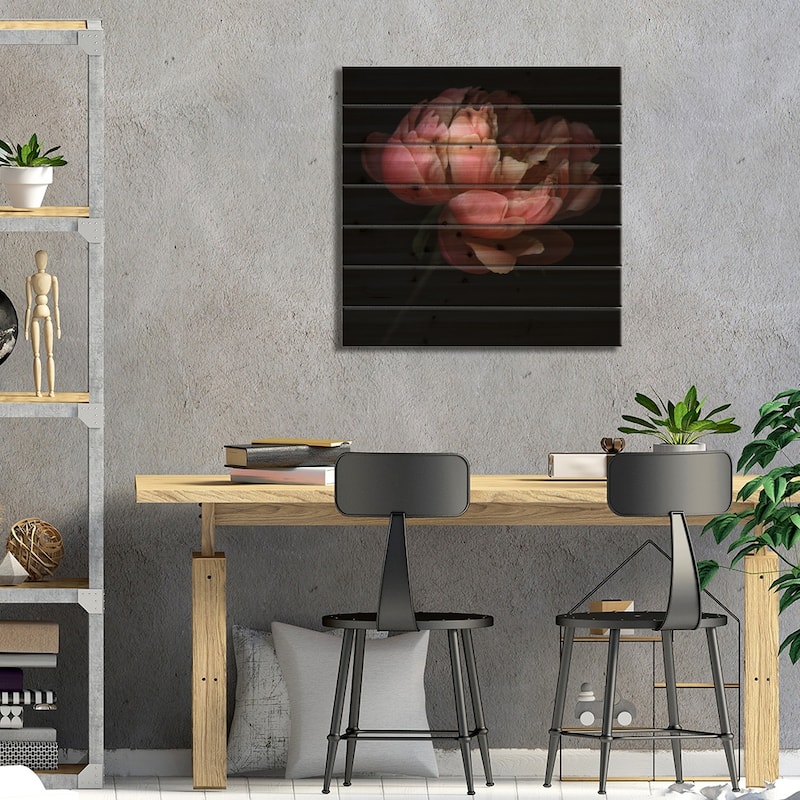 Creativity Is A Very Delicate Flower Print On Wood by Magda Indigo - Multi-Color