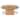 NADAAL STUDIOS Henric Outdoor Coffee Table, Pedestal Concrete with Rounded Edge, Deep Yellow