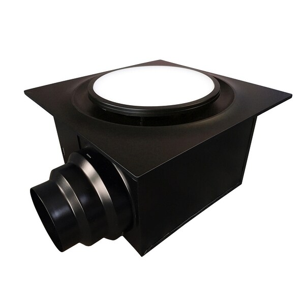 Aero Pure ABF110DHL6 110 CFM 0.9 Sone Ceiling Mount Humidity Sensing Exhaust Fan with Energy Star Rating
