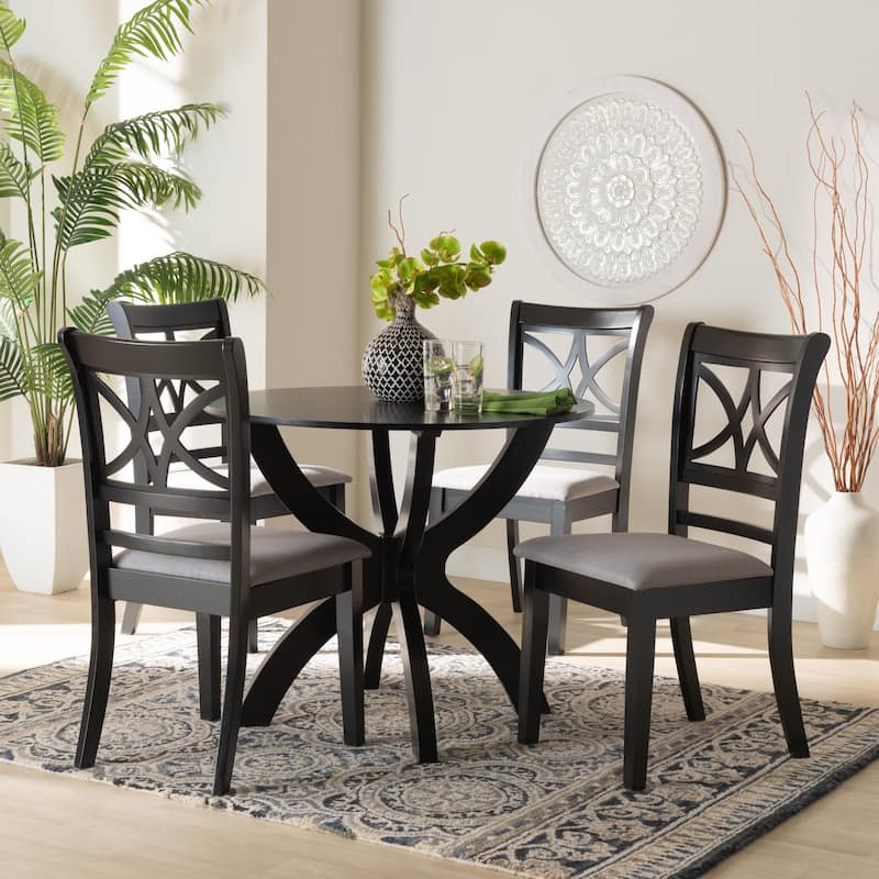 Noemi Modern Wood 5-Piece Dining Set
