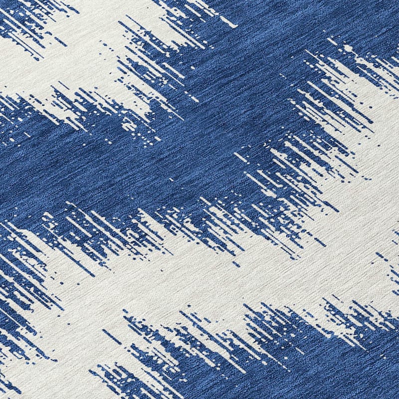 Machine Washable Indoor/ Outdoor Chantille Modern Chevron Rug