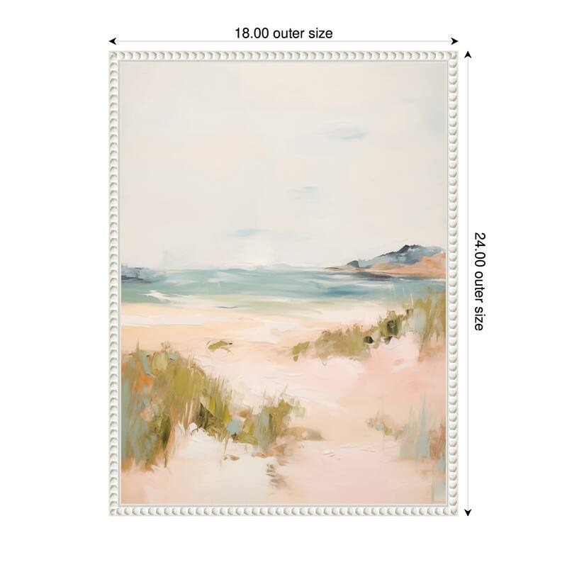 Kate and Laurel Tranquil Landscape V expansion by Amy Lighthall Framed Canvas Wall Art Print