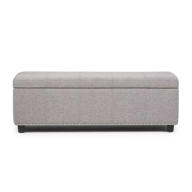 WYNDENHALL Stanford Upholstered Storage Ottoman