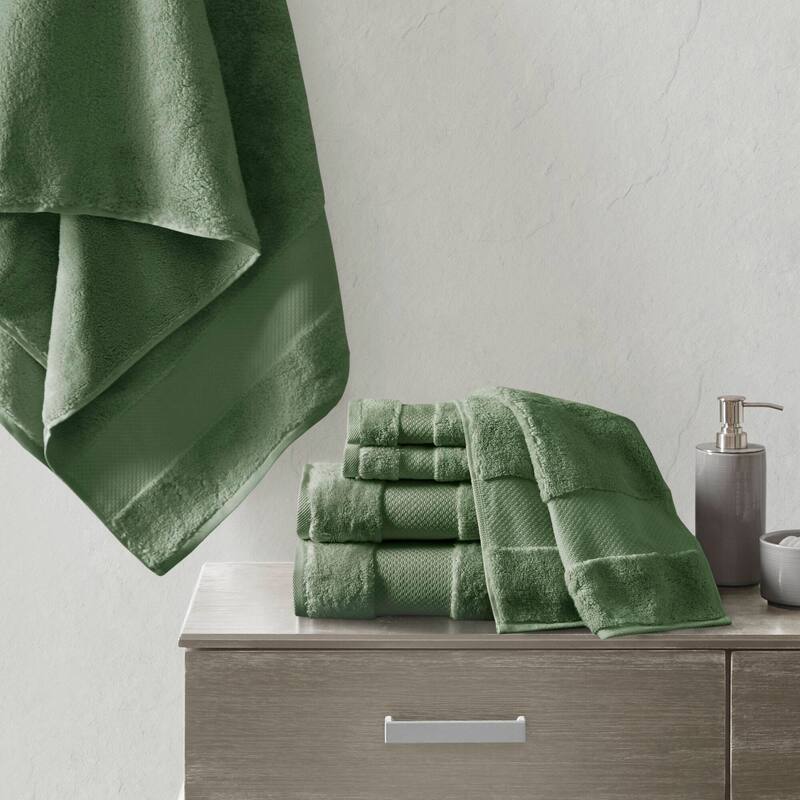 Cotton 6 Piece Bath Towel Set 6-Piece