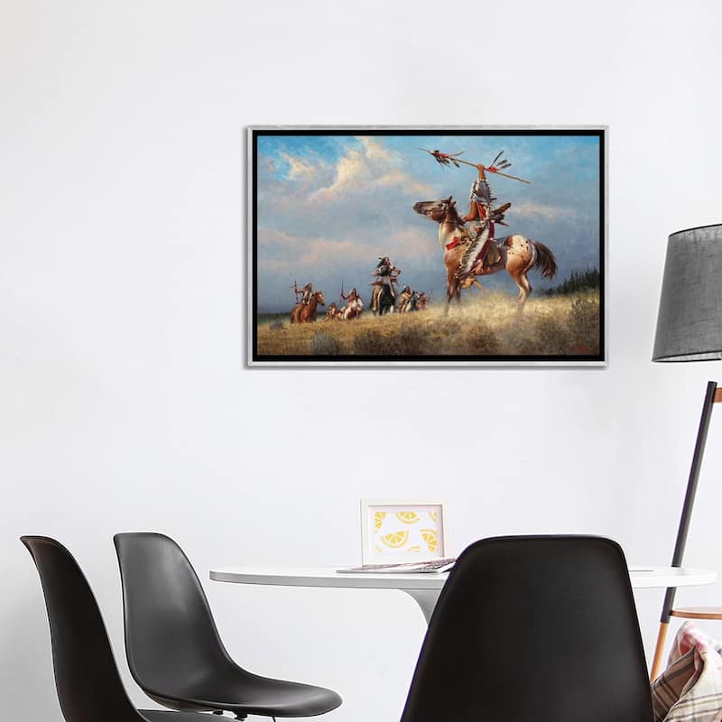 iCanvas "Gathering The Eagles" by Joe Velazquez Framed