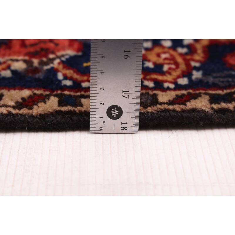 ECARPETGALLERY Hand-knotted Andelz Dark Red Wool Rug - 3'11 x 11'8