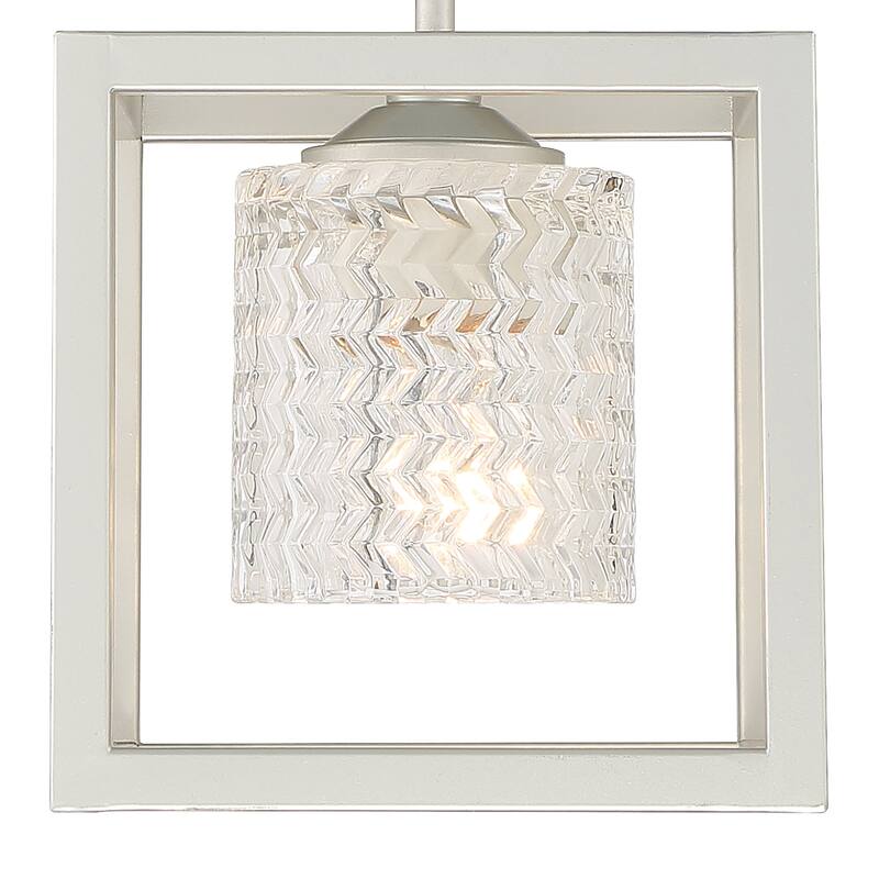Moulins 1-light Modern Glam Crystal Geometric Kitchen Island Pendant Light