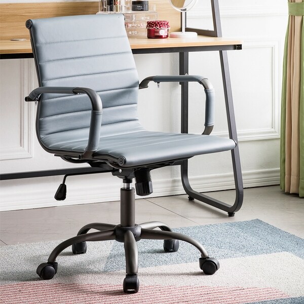 Shop OVIOS Ergonomic Office Chair,Leather Computer Chair for Home