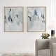 preview thumbnail 2 of 5, Uttermost Seabreeze Abstract Framed Canvas Prints Set/2