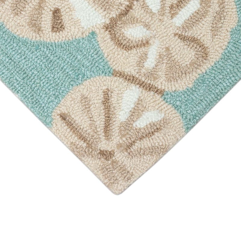 Liora Manne Capri Sea Biscuit Indoor/Outdoor Area Rug Seafoam 1'8" x 2'6"